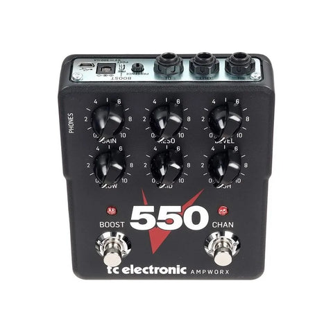 Pedal Preamp Para Guitarra Tc Electronic V550 Preamp Negro