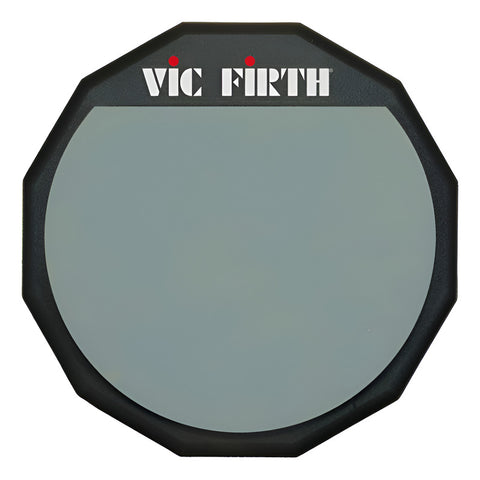 Practicador De 12 PuLG Doble Cara, Vic Firth Pad12d Negro