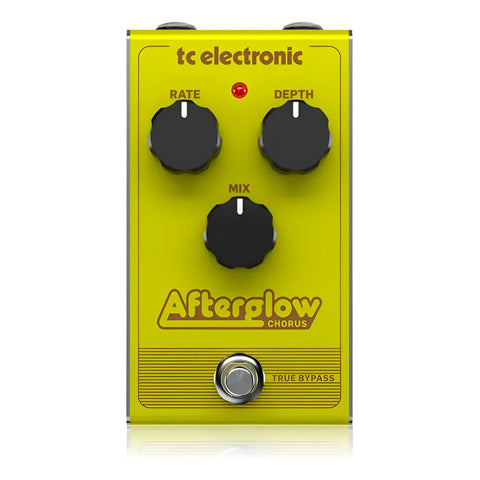 Pedal Efecto Chorus P/guitar. Tc Electronic Afterglow Chorus Amarillo