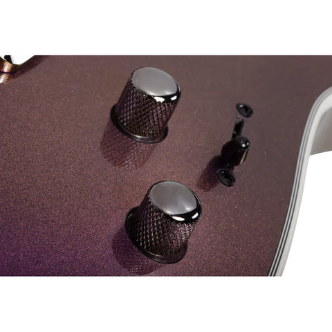 Guitarra Eléctrica Schecter C-1 Sls Hollywood Supernova Diestro Rosa Oscuro Ébano