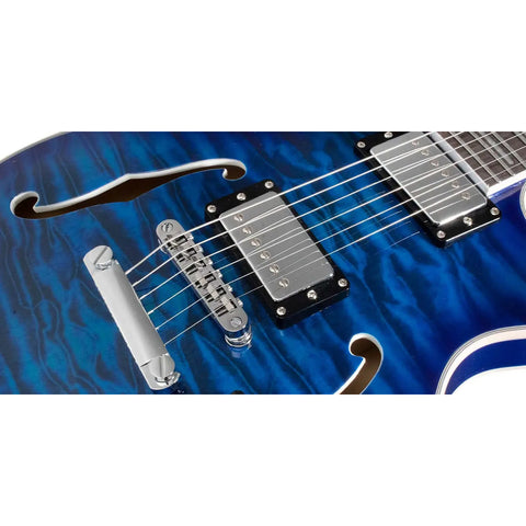 Guitarra Eléctrica 6 Cuerdas Mars Modelo Jazz Satin Blue Color Azul Material Del Diapasón Palisandro Orientación De La Mano Diestro Palo De Rosa