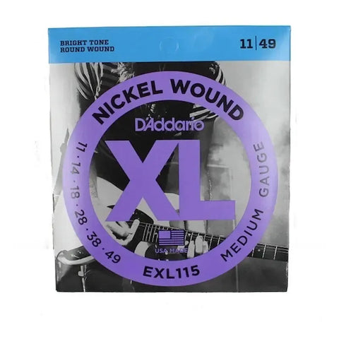 Encordado Eléctrica Daddario Exl115 Nic. Wound 011