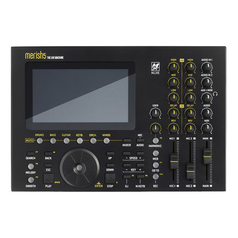 Mezcladora Digital Mlive Merish 5 X2 Para Archivos Midi Mp3 Y Video