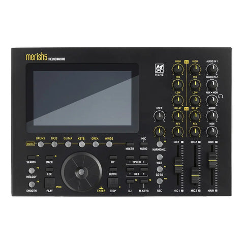 Consola Mezcladora Mlive Merish 5 X2 Digital Con Efectos Y Lector De Midi/mp3/video