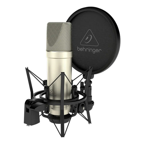 Behringer Tm1 Microfono Diafragma Condensador Studio Grabar Color Dorado