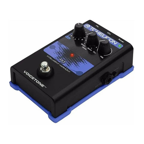 Pedal De Efectos Vocales Tc Helicon Voicetone H1 Para Guitarra Y Micrófono Negro