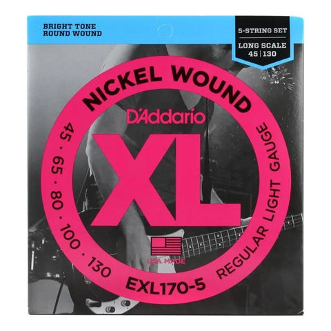 Encordado Daddario Bajo Exl170 Xl 045 4 Cuerd / 41