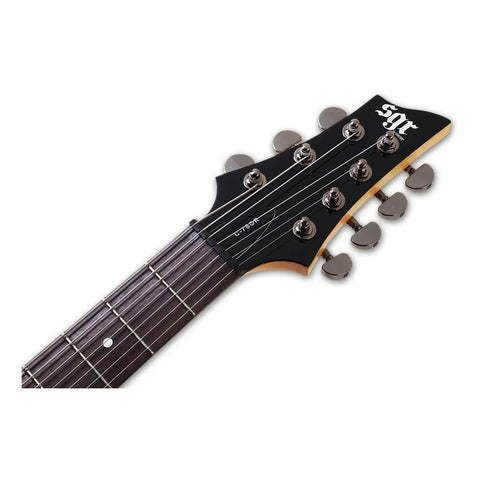 Guitarra 7 Cuerdas Color Negro, Sgr By Schecter C7 Diestro Gloss Black Palo De Rosa