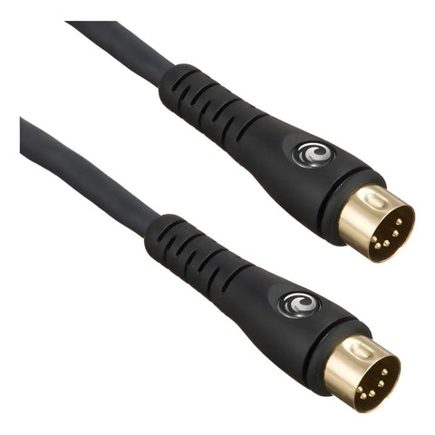Cable Daddario Midi 5 Conectores Dorado 6 Metros Pw-md-20
