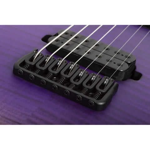 Guitarra Schecter Elect. John Browne Tao-7 Ozone Burst Diestro Índigo Ébano