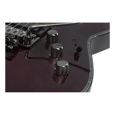 Guitarra Eléctrica Schecter Hellraiser C-1 Rojo Floyd Rose Humbucker Diestro Palo De Rosa