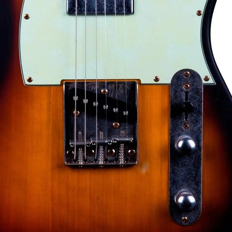 Guitarra Eléctrica Jet Guitars Jt350relic Sunburst Relic Diestro Marrón Maple