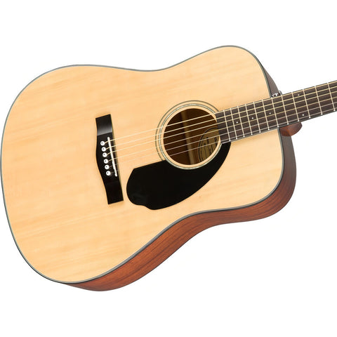 Guitarra Acústica Fender Classic Design Cd-60s Para Diestros Color Natural Orientación De La Mano Diestro Nogal