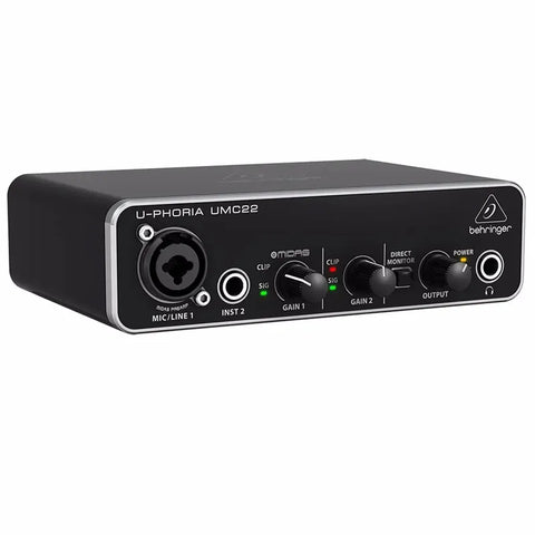 Behringer Umc22 U-phoria Interface Micrófono / Instrumento
