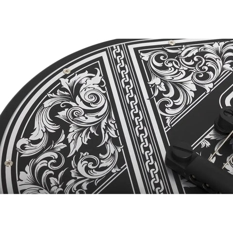Guitarra Eléctrica Schecter Solo-ii Przym Palladium Diestro Negro Ébano