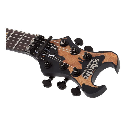 Guitarra Schecter Synyster Custom-s Distressed Satin Black Diestro Bordó