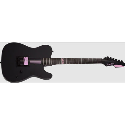 Guitarra Electrica Satin Black Schecter Machine Gun Kelly Pt Color Negro Material Del Diapasón Ebano Negro Orientación De La Mano Diestro