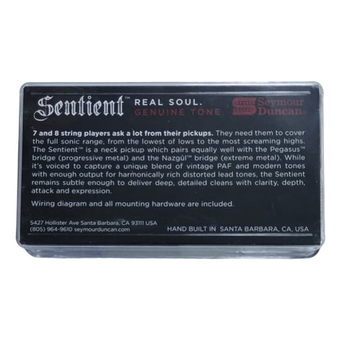 Seymour Duncan 7str Sent Neck Amt Pastilla Pasivo Humbucker Color Negro