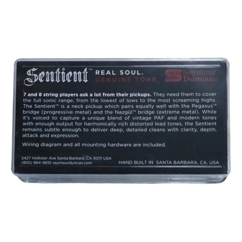 Seymour Duncan 7str Sent Neck Amt Pastilla Pasivo Humbucker Color Negro