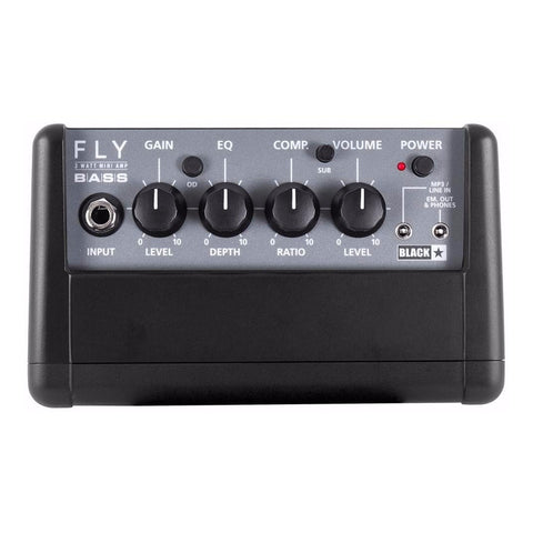 Combo Amplificador Mp3 Análogo P/ Bajo, Blackstar Fly-bass Negro