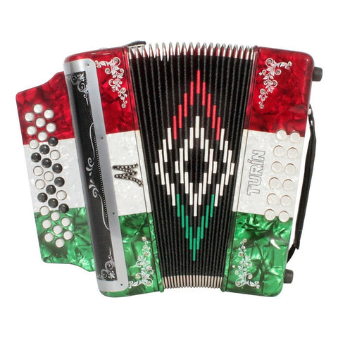 Acordeón De 31 Botones Tono De Sol Moretti Turin Gcf