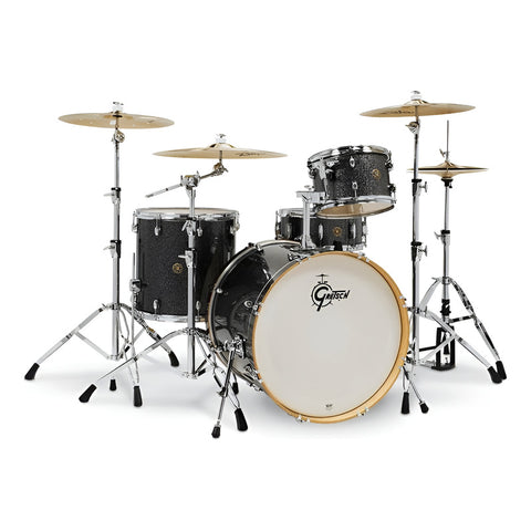Batería Gretsch Catalina Maple 22 Cm1e824s Black Stardust Negro