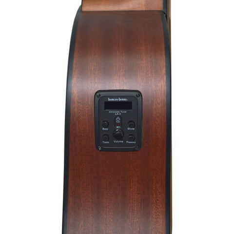 Paquete Guitarra Electroacústica Natural Washburn Ad5cepack Natural Derecha
