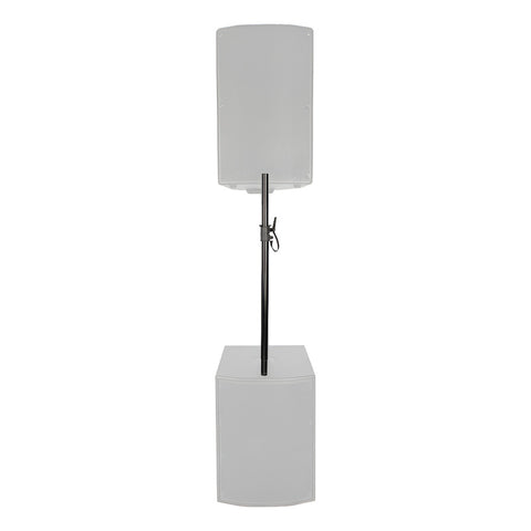 Poste Adaptador Rosca Para Bafle Y Subwoofer Hercules Ss350b Color Negro