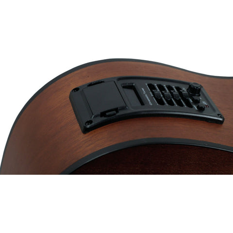 La Sevillana Tx-100ceq Ss Guitarra Electroacústica Texana Color Natural Orientación De La Mano Diestro