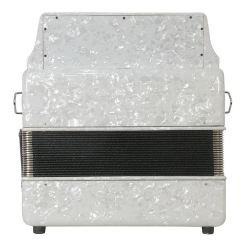 Acordeón Blanco De 31 Botones Tono Fa Moretti Verona Fbbeb