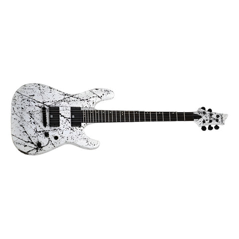 Guitarra Eléctrica Schecter C-1 Ink Bomb Diestro Blanco Ébano