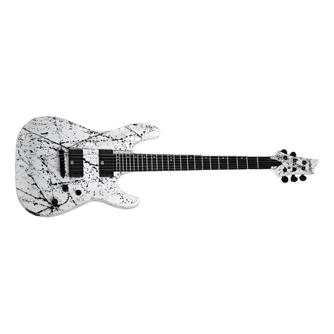 Guitarra Eléctrica Schecter C-1 Ink Bomb Diestro Blanco Ébano