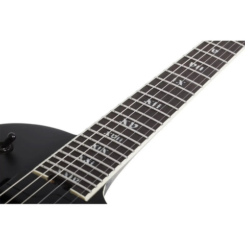 Guitarra Eléctrica Schecter Solo-ii Elite Evil Twin Black Sa Diestro Negro Ébano