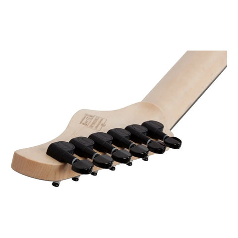 Guitarra Eléctrica Sólida 6 Cuerdas Schecter C-6 Pro Cbu Diestro Charcoal Burst Wengué