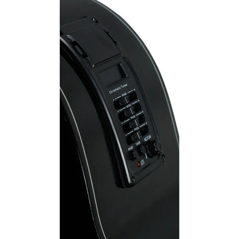 Guitarra Electroacústica Jumbo La Sevillana Ju-340ceq Blk Negro
