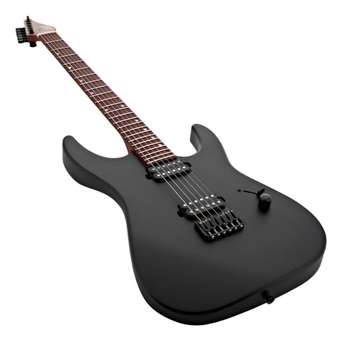 Guitarra Eléctrica 6 Cuerdas Jet Guitars Js-501 Satin Black Color Negro Material Del Diapasón Caoba Orientación De La Mano Diestro