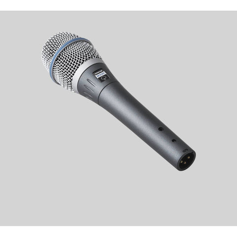 Micrófono Vocal Supercardioide Original Shure Beta 87a Plateado
