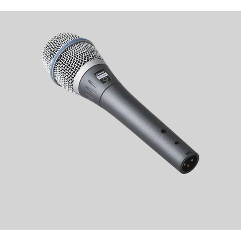 Micrófono Vocal Supercardioide Original Shure Beta 87a Plateado