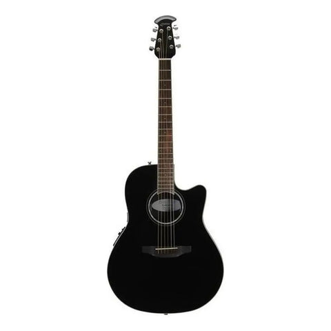 Guitarra Acústica Ovation Celebrity Standard Cs24 Para Diestros Black Diestro