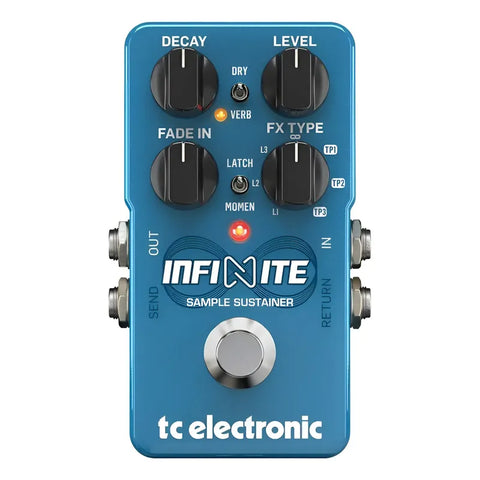 Pedal Toneprint Azul Tc Electronic Infinite Sample Sustainer Azul