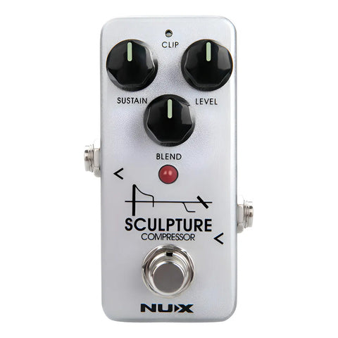 Pedal Compresor Para Guitarra Nux Ncp-2 Sculpture Compressor Gris