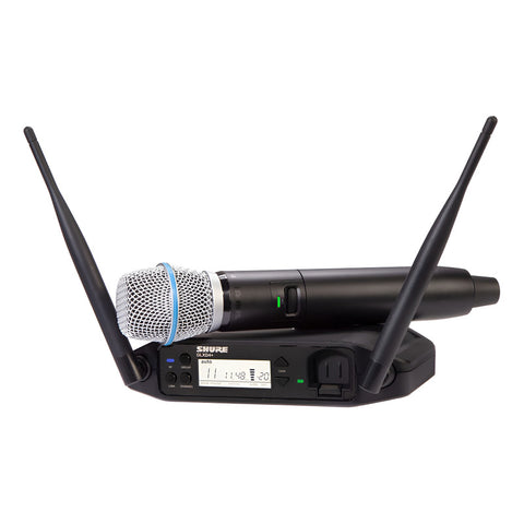 Sistema Inalámbrico Digital Con Micrófono Shure Glxd24+/b87a Negro