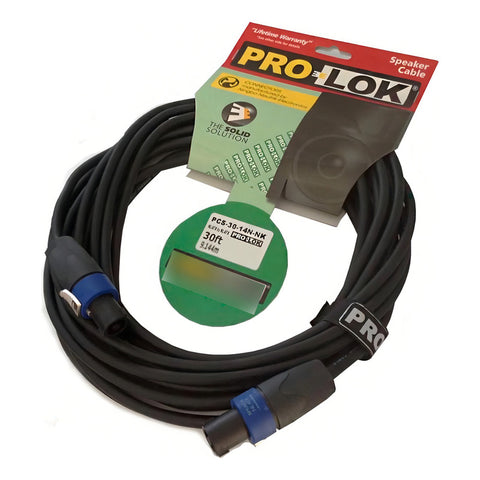 Cable Para Audio Tipo Speakon De 9m Pro-lok Pcs-30-14n-nk