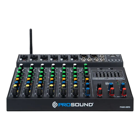 Mezcladora 8 Canales Con Efectos Prosound Pamx-08rs