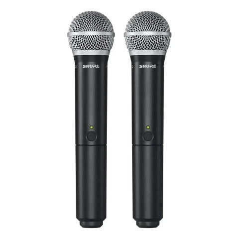 Shure Blx288/pg58-j11 Sistema Inalámbrico Con 2 Micrófonos Color Negro