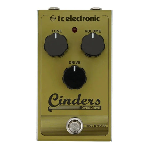 Pedal Efecto Overdrive Tc Electronic Cinders Overdrive Verde Oscuro
