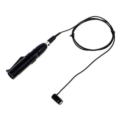 Micrófono Lavalier Cardioide Cápsula Condensador Shure Mx185 Color Negro