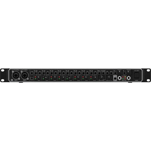 Interfaz Interfase Audio Behringer 8 Canal U-phoria Umc1820 Negro