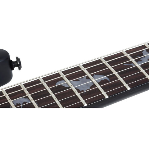 Guitarra Eléctrica Schecter Damien-6 Fr Negro Satinado Diestro Satin Black Rosewood