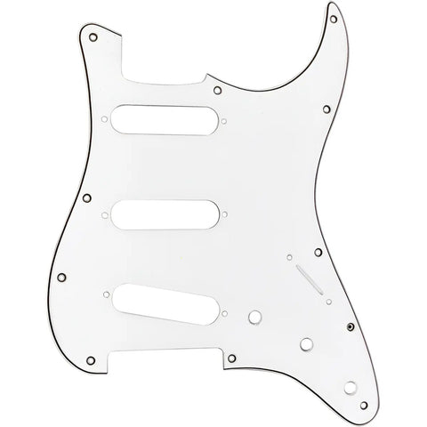 Mica Blanca Precableada Dimarzio Fg2108 Para Guitarra Strat 3 Capas Blanco